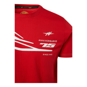 Maglietta della vittoria del 75 ° anniversario Rossa-MvAgusta-Monza